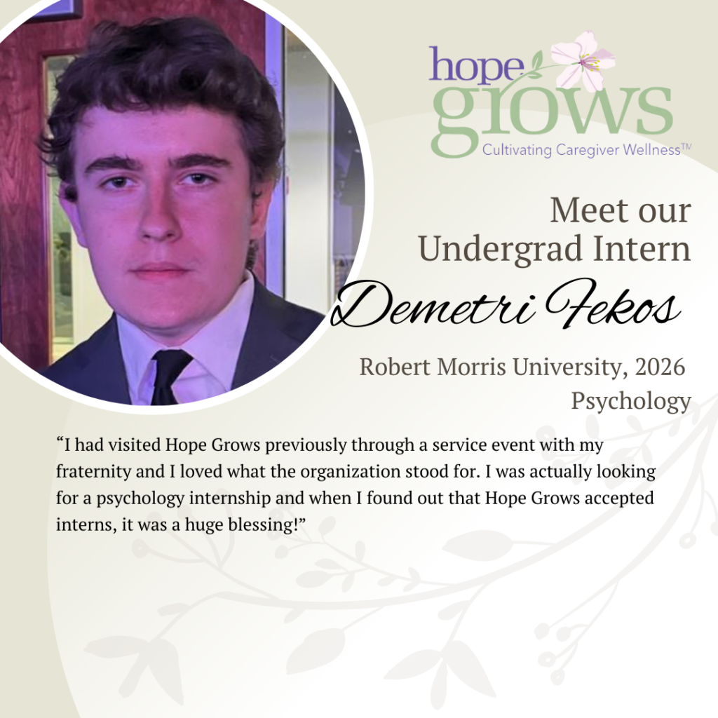 Intern Demetri Fekos