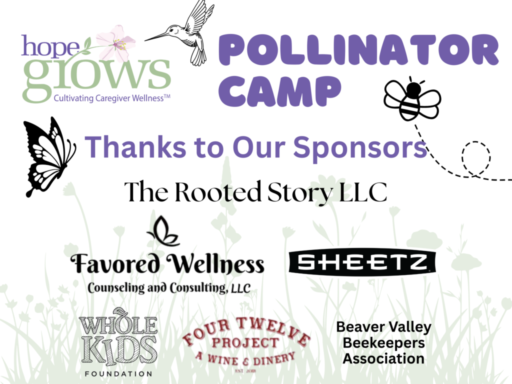 Pollinator Camp yard sign